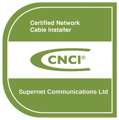 CNCI Certified Network Cable Installer registered badge