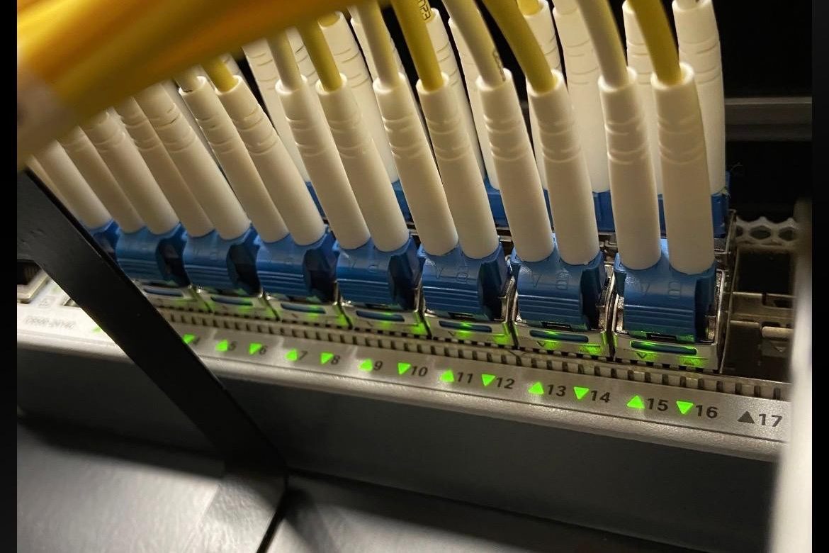 Fibre optic cabling in Eriswell